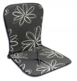 Sun-Garden SUN GARDEN SAMOA ülőpárna alacsony támlás székekhez - virágmintás
