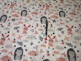 Süni - nyuszi mintás pamutvászon textil 160 cm