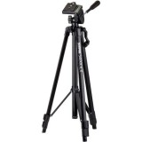 Sunpak 5400DLX állvány 3D fejjel telefon és akciókamera adapterrel Black SP-620-540DLX