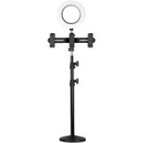 Sunpak Essential Vlogging Szett, monopod, telefonadapter,  stúdió körlámpa, fekete (SP-VGE-LED72-6)