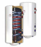 SunSystem 150l BB típusú indirekt FALI tároló,balos bekötésű, 2 hőcserélős kivitel+ 3 kW fűtőbetét. HMV tároló, bojler napkollektor mellé