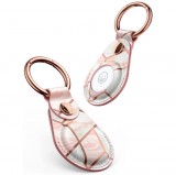 Supcase Cosmo - Apple AirTag tok és kulcstartó - marble