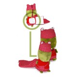 Super Zeros Plüssfigura - Zoco a krokodil titkos zsebbel