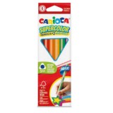 SuperColor háromszög alakú 6db-os maxi színesceruza készlet - Carioca