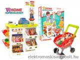 Supermarket Szerepjátékhoz-Bevásárlókocsival-Rengeteg kiegészítővel