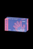 SUPERMAX Corporation Berhad Maxter nitril púdermentes ujjvégeken bordázott vizsgálókesztyű (3,6 g) - Kék - 200 db - XL