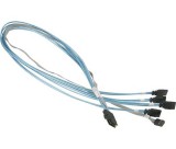 Supermicro belső MiniSAS HD / 4 SATA w/sideband