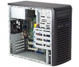 Supermicro server chassis CSE-731I-300B, Mini Tower, MB Micro-ATX max size 9.6x9 (CSE-731I-300B)