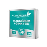 Superwell Magnézium+Cink+B6 (36 kap.)