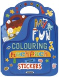 Susaeta Háy János: My Fun Colouring Backpack with Stickers - Boys - könyv