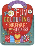 Susaeta Háy János: My Fun Colouring Backpack with Stickers - Girls - könyv