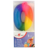 Susy Card Szivárvány színű számos gyertya - 0