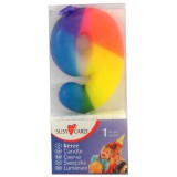 Susy Card Szivárvány színű számos gyertya - 9