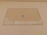 Sütő ajtó belső üveg MA26, 37,3 x 21,8 cm