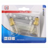 Sütőiizzó 2 db E 14 25W 300 celsius