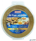 Sütőpapír, szilikonos, Air Fryer készülékhez, kerek, 20 cm, 50 db, MAZZINI 'Premium'