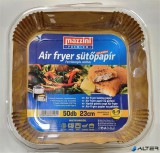 Sütőpapír, szilikonos, Air Fryer készülékhez, szögletes, 23 cm, 50 db, MAZZINI "Premium"