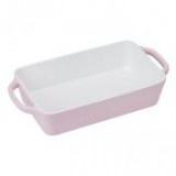 Sütőtál, téglalap, 34x17,2x7,3 cm, RESTO "Fornax 96121", rózsaszín