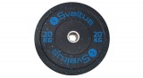 Sveltus bumper olimpiai gumírozott, fém crossfit súlytárcsa, 20 kg