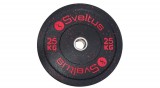 Sveltus bumper olimpiai gumírozott, fém crossfit súlytárcsa, 25 kg