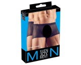 Svenjoyment - átlátszó boxer szett - fekete (2 részes) S-L