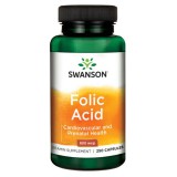 Swanson Folic Acid (250 kap.)