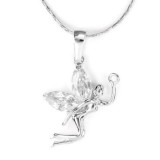 Swarovski KRISTÁLYOS nyaklánc Tündér medállal