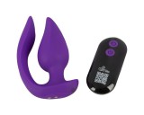 Sweet Smile Smile - 2in1 anál vibrátor és csiklóizgató (lila)