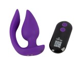 Sweet Smile Smile - 2in1 anál vibrátor és csiklóizgató (lila)