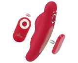 Sweet Smile Smile - akkus, rádiós bugyi vibrátor (piros)