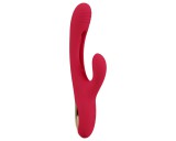 Sweet Smile Smile - csiklókaros, nyelves vibrátor (piros)