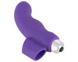 Sweet Smile SMILE Finger - hullámos, szilikon ujjvibrátor (lila)