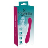 Sweet Smile SMILE G-spot - akkus, bordázott G-pont vibrátor (lila)