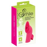 Sweet Smile SMILE Licking - léghullámos-nyelves ujjvibrátor (pink)