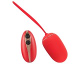 Sweet Smile SMILE Love Ball - akkus, rádiós vibrációs tojás (piros)