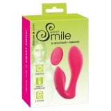 Sweet Smile SMILE Panty - akkus, rádiós 2in1 vibrátor (pink)