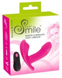 Sweet Smile SMILE Panty - akkus, rádiós felcsatolható vibrátor (pink)