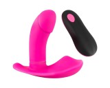 Sweet Smile SMILE Panty - akkus, rádiós felcsatolható vibrátor (pink)