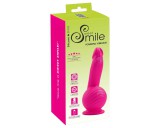 Sweet Smile SMILE Powerful - akkus, 2 motoros tapadókorongos vibrátor (pink)