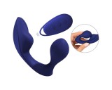 Sweet Smile SMILE - távirányítós anál- és bugyi vibrátor (kék)