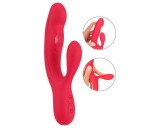 Sweet Smile Smile Thumping Rabbit - akkus 3 motoros vibrátor (piros)