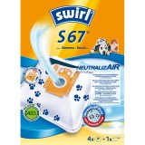 Swirl S 67 NeutralizAir Porzsák Henger alakú vákuum porszívó kellék
