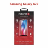 Swissten Case Friendly Samsung Galaxy A70 üvegfólia - fekete (54501740)