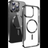 Swissten Clear Jelly MagStick Metallic Samsung Galaxy S24 Plus 5G fekete tok (36500119)