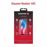 Swissten Full Glue Xiaomi Redmi 10C 3D üvegfólia - fekete (54501833)