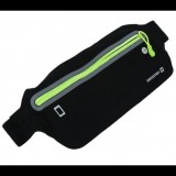Swissten: Telefontartó övtáska sportoláshoz fekete (32903400) (S32903400)