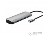 Swissten USB-C hub 4 az 1-ben, 4X USB 3.0 port 5Gb, s, passzív, alumínium