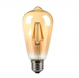 SYLVANIA 0027177 Toledo LED fényforrás, filament, 4W, E27, ST64, 2400K, 470Lm, 824, gold