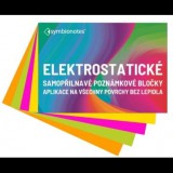 SYMBIO Symbionotes - 70 x 100mm, elektrosztatikus, 4 színű MIX, 100db (5907618172530)