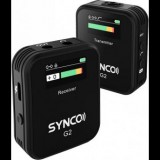 SYNCO WAir-G2 (A1) ultrakompakt vezetéknélküli csiptetős mikrofon rendszer, TFT kijelzővel (2.4 GHz) (WAIR-G2-A1)